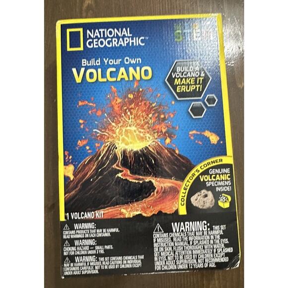 National Geographic S.T.E.M. Build Your Own Volcano - Picture 1 of 2